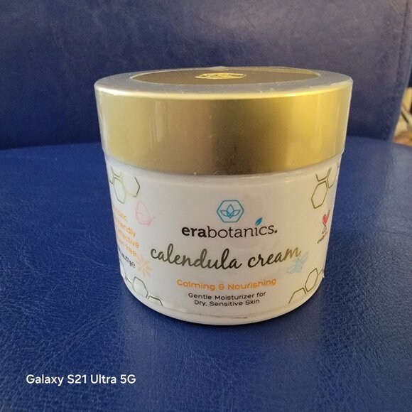 Erabotanics Calendula Calming Cream for dry Sensitive Skin Sealed Jar - Picture 8 of 10